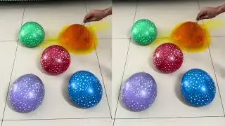 Duplicate colorful water balloon 🎈 ASMR satisfying video most watch #asmr #relaxing #ytviral 