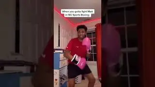 When you gotta fight Matt in Wii Sports Boxing