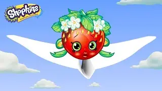 Strawberry Kiss Takes Off?! ✈️ | Shopkins | Cartoons for Kids | Moose Squad