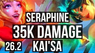 SERAPHINE vs KAI'SA (MID) | Phase Rush, 35K damage | NA Master | 26.2