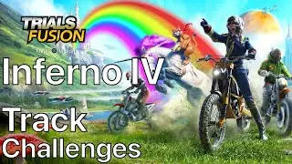Trials Fusion - Inferno IV Track Challenges | Master's Gauntlet | PS5 4K