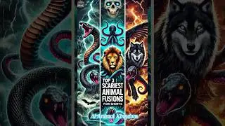 Top 3 Most Terrifying and Mystical Hybrid Creatures | Epic Animal Fusion #shorts #fusion