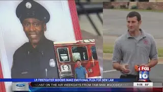 Widows of LR firefighters make emotional plea to get new bill passed