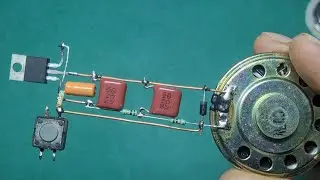 Speaker Sound Experiment Using LM317 |DIY Easy  Electronics For Beginners |@Shaktitechshakti 