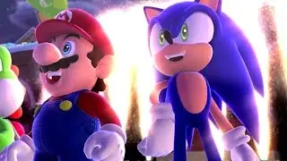 Mario & Sonic at the Sochi 2014 Olympic Winter Games - Legends Showdown - Area 1