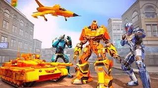 Tank Robot War Air Robot Transform Battle Android Gameplay