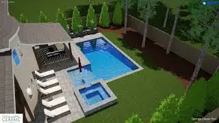Joel Hall Flyover Swimming Pool Design by Georgia Classic Pool