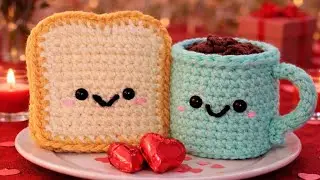 DIY Pan tostado a crochet #parejitassanvalentincrochet