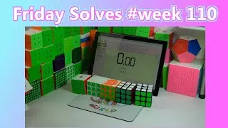Firdays Solves #week 110 | Stickerless vs White Plastic vs coloured Plastic vs Tiled vs Stickered