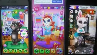 My Talking Tom 2 Echo VS My Talking Angela 2 Echo VS Talking Angela Echo 608