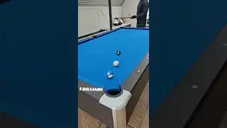 Tough Bank Shot 🎱#8ballpool #billiards #trickshots #billiardsgame #8pool #cue #poolshots #snooker