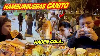HACEN COLA x HAMBURGUESAS al PASO | COMIDA CALLEJERA en LINCE