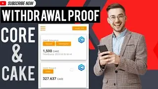 Withdrawal proof on Cake & Core Blockchain | free crypto withdraw