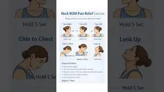 Neck ROM exercise#neckpain#neckpainrelief#medical#pain#exercise#neckpainreliefexercises#viral#fyp#yt