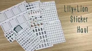 Lily + Lion Sticker Haul feat Mini Doodle Icons