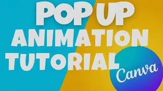 Pop up Animation using Canva!
