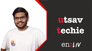 Utsav Techie in en:LIV Studios at en:fluence 2019 #ShotAtEnLIV #enfluence2019