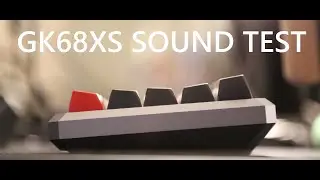 GK68XS MT3 Susuwatari keycaps lubed Holy Panda sound test