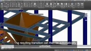 Getting Started with Advance Steel: Part 19 - Creating rectangle to circle transition