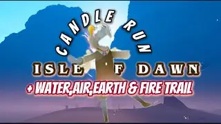 Candle run ISLE OF DAWN + ALL 4 TRAILS | Sky Children of the Light | Thatskyasaurus