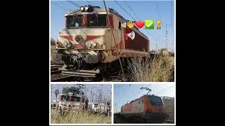 oncf FRET E 1303 + E 1406🇲🇦 ( bb 7200 + prima II🇫🇷) départ de meknes vers fes 👋📢❤️🏆 واجمل تحية