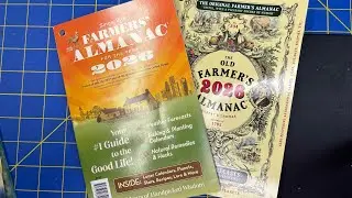 #flipthroughfriday Farmers Almanac vs Old Farmers Almanac 2026 @GwenTheTrashWitch 