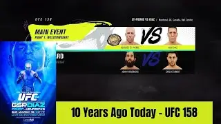10 Years Ago Today - UFC 158
