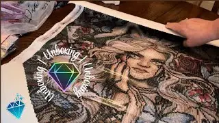 Unboxing Diamond Art Club Back to Wonderland for #AliceInAWinterWonderland event - Diamond Painting