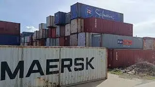 Mister Twist Truck Operation and Lifting Container at Dry Port, So Busy Day 