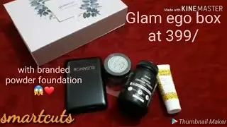 Glam ego box 2019 |at 399/ | honest review n unboxing