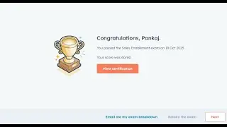 HubSpot Sales Enablement Live Test on 27-03-2025 (Free Answers)