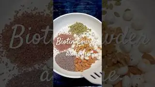 Biotin for Hairgrowth.Easy preparation at home. #smoothie.#chiaseeds #tips#biotin#indiantips