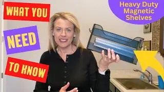 Heavy Duty Magnetic Shelves Product Review - Space Saving Laundry & Kitchen Organizer