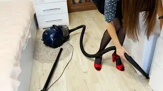 Cleaning in Style: Dust, Heels & Silent Elegance | ASMR Room Cleanu 👠