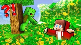 Джей-Джей и Майки спасаются от ДЕНЕЖНОГО ПОТОКА в Minecraft — Maizen