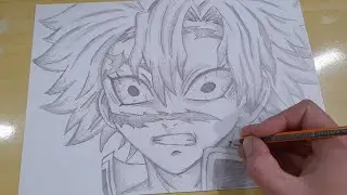 FACIL DE DESENHAR COMO DESENHAR O SANEMI DE DEMON SLAYER