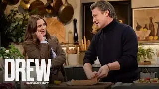 Drew Barrymore Taste Tests Jamie Oliver's Golden Hasselback Salmon Recipe | The Drew Barrymore Show
