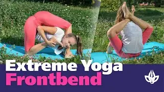 Экстремальная Йога. Гибкое тело. Ноги за спиной. Frontbend. Yoga.