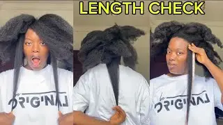 NATURAL HAIR LENGTH CHECK/ 2024 LENGTH CHECK