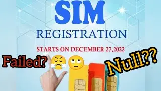 SIM card Registration NULL problem / FAILED?? No worries / SimRegistrationPh