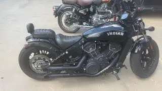 Indian Scout 60 Bobber w/ @DeanSpeedCustoms  Just The Tip Exhaust Tips!