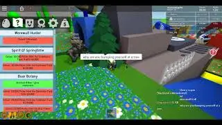 roblox bee swarm simulator trolling the werewolf  