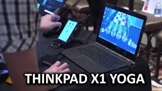 OLED Laptop?? Lenovo Thinkpad X1 Yoga! - CES 2016