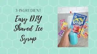 How to Make Shaved Ice Syrup