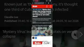 &lsquo;Mystery Virus&rsquo; Ravages Cuba leaving Hospitals on Verge of Collapse