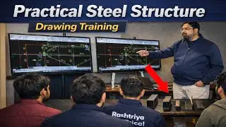 Practical Steel Structure Drawing Training | Industry Oriented Course | AutoCAD Tutorial Video| RTI 