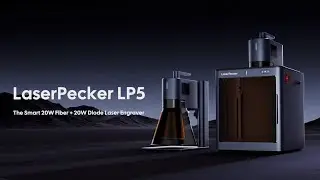 LaserPecker LP5 - The Smart 20W Fiber + Diode Laser Engraver