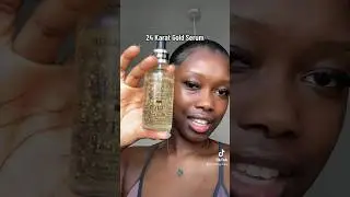 Trying the 24 KARAT GOLD SERUM