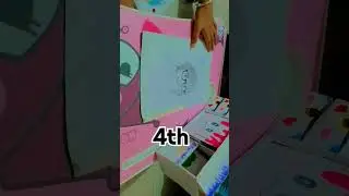 my top 5 arts🎀 #remix #art #trend #drawing #diy