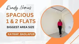 Call: 8055855866 | Spacious 1 & 2 BHK Flats at Katrap, Badlapur | Ready to Move | Biggest Area Sizes